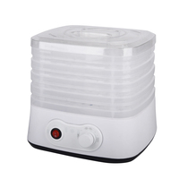 Hete Aanbieding Elektrische Mechanische 5-Tray Huishoudelijke Fruit- & Groente Droger met 250W Mini Voedseldroger