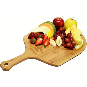 Pala para pizza artesanal Mountain And Plain de 50x30cm, de madera de bambú, para hornear pizza con mango. - Product Image 5