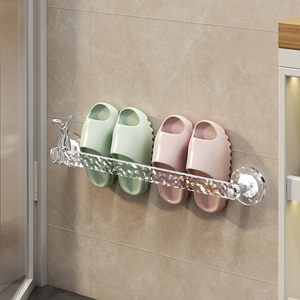 Hot Sale High Quality <b>Wall</b> <b>Mounted</b> <b>Shoes</b> Organizer bar Rack Nail Free Behind Door Bathroom <b>Shoes</b> <b>Storage</b> Rack - Product Image 2