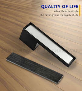 Cerradura Ecológica para <span class=keywords><strong>Puerta</strong></span>, Moderna y Sencilla, Manija de <span class=keywords><strong>Puerta</strong></span> para Dormitorio, Cerradura Magnética Minimalista para Interiores - Product Image 4