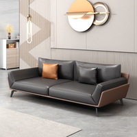 Canapé de salon moderne haut de gamme en cuir inclinable individuel pour salons, hôtels ou écoles