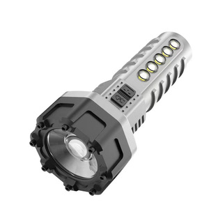 Outdoor <b>Flashlight</b> <b>Rechargeable</b> Led Aluminum Alloy White Light For Camping Fishing Hiking Patrol - Product Image 1