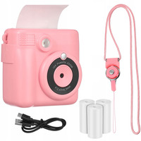 Appareil photo numérique instantané DIY 80, fourni par l'usine °   Appareil photo pour enfants avec objectif grand angle, capteur CMOS 1,3 MP et impression sur papier thermique