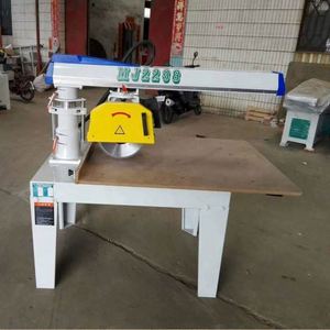 Scie à bras radial MJ2236 avec vitesse d'alimentation contrôlable, machine à scier circulaire à lame transversale pour le travail du bois, machine à scier circulaire pour le bois - Product Image 5