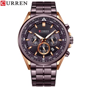 Relogio CURREN 8399 Fashion Men Business Wristwatches Male Chronograph Quartz <b>Clock</b> with Luminous <b>Hands</b> - Product Image 4