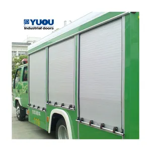 China Manufacturer Mini Aluminium Heavy Duty Roller Shutter Truck Box Side Roller Panel Fire Fighting Doors For Truck