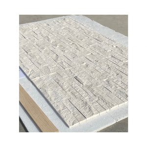 100% Natural Marble White Split Face Ledger Panel <b>Wall</b> <b>Fireplace</b> Decorative Home Decor Luxury Design Customized Size Durable - Product Image 6