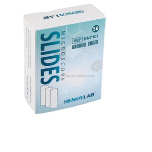 Microscópio Glass Slide Factory 7101 Microscópio Slide Ground Edges Patologia Polido Microscópio <span class=keywords><strong>Slides</strong></span> - Product Image 1