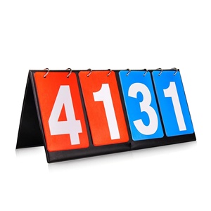 Tableau <span class=keywords><strong>de</strong></span> score <span class=keywords><strong>de</strong></span> basketball portable et pliable en PVC, professionnel, à cartes manuelles, multi-jeux, équipement d'entraînement personnalisé - Product Image 3