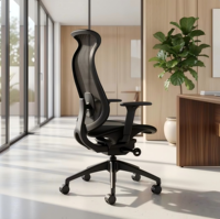Chaise de bureau ergonomique et confortable en maille pour usage domestique, idéale pour les jeunes étudiants, avec dossier intégré et soutien lombaire ergonomique pour une assise prolongée.