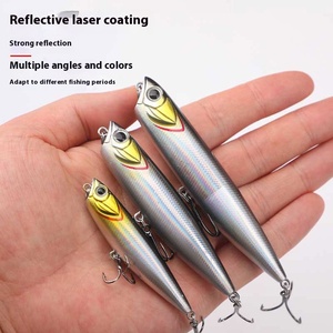 Esca Artificiale Galleggiante a Forma di Matita per Pesca in Mare, Oceano e Spiaggia, per Carpe, Spigole e <span class=keywords><strong>Pesce</strong></span> Mandarino - Product Image 2