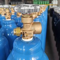 Cilindro de Oxígeno Industrial de Alta Presión, 15L 20L 40L 150Bar, Tanque de Oxígeno Vacío de Acero sin Costuras, Botella de Oxígeno para Soldadura Industrial
