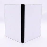 Carnets vierges en cuir pour sublimation, logo personnalisé, impression intégrale, format A6, promotion, journal imprimé blanc