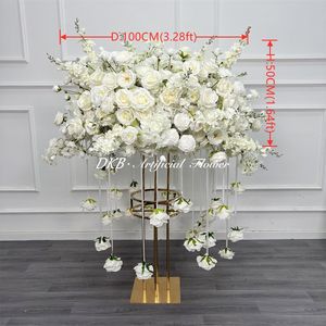 Boule de fleurs fantaisie personnalisable, centre de table et décoration d'événements, boule de fleurs artificielle pour la fête des mères - Product Image 2