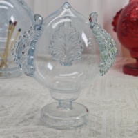 Bouteille de diffusion en verre en forme de pêche, artisanale, pour l'aromathérapie, idéale pour la décoration intérieure