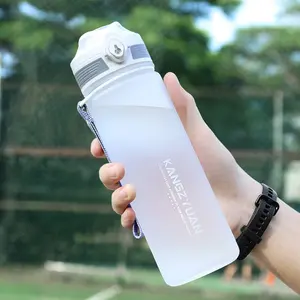 Individuelle 32 Unzen auslaufsicher BPA-freier gefrosteter Kunststoff Tritan Fitnessstudio Sport Reisen Wasserflasche