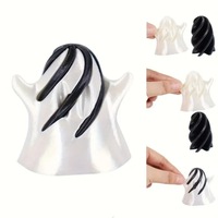 Ornement fantôme d'Halloween imprimé en 3D transfrontalier, à pousser et à faire tourner, gadget anti-stress rotatif, jouet créatif de décompression