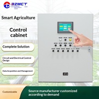 Sistema de Control de Riego, Gestión de Iluminación y Monitoreo de Datos, Gabinete de Control Inteligente para Invernadero con Regulación Climática