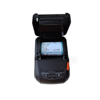 Impresora de Etiquetas Térmicas de Bolsillo, Blanco y Negro, 58 mm, Impresión de Alta Velocidad, Compatible con Impresión de Etiquetas de Precio para Joyería