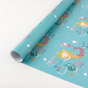 Wholesale 80g Disposable Coated Silicone Virgin <b>Birthday</b> Art <b>Paper</b> 43*300cm Gift Luxury Custom Packaging <b>Wrapping</b> <b>Paper</b> Roll - Product Image 4