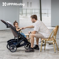 Poussette bébé UPPAbaby CRUZ V2+ à vue haute, inclinable, pliable, amortissante, bidirectionnelle, pour nouveau-né, cadre en alliage d'aluminium, charge maximale 25 kg