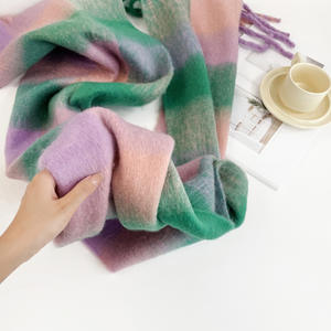 Sciarpe Invernali Autunnali Lunghe a Quadri Calde Morbide Spesse Grandi Stile Coperta Avvolgente Scialle per Esterni - Product Image 4