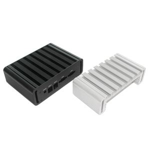 Custom Extruded Aluminum Heat Sink Housing CNC Machined PCB Control Box IP54 Enclosure Project Box Hongfa <b>Sandblasted</b> Surface - Product Image 2