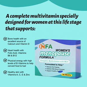 Tabletas de Fórmula para la Menopausia para Mujeres, Suplemento Dietético con Folato, Ayuda a Aliviar los Pequeños Cambios de Humor - Product Image 3