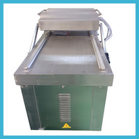 Bolsa de paquete de mesa automática multifunción Carne/mariscos/Pescado/carne automática de doble cámara máquina de envasado al vacío de aire de pollo entero