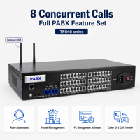 Système de commutation téléphonique PBX TP848 à 48 extensions pour hôtels et bureaux