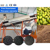 LANE Hoge Capaciteit Fruitafval Organische Compost Granulaire Meststof Productielijn Machine Geautomatiseerde Fabriek