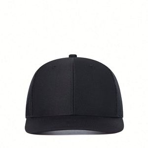 Custom Trucker Men Outdoor Mesh <b>Cap</b> With Curved Brim, Adjustable Baseball Hat for Hiking & Fishing Promotion - Product Image 3