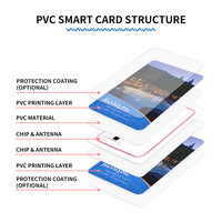 Großhandel Anpassbare PVC Bedruckbare Blanko-Karte NFC 215 213 216 ID IC RFID Smart Chip Karte