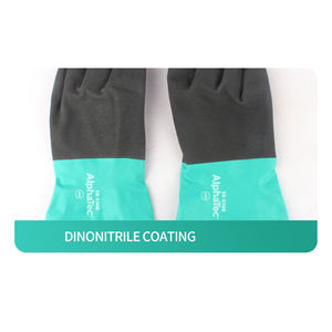 Gants de travail anti-chimiques en <span class=keywords><strong>nitrile</strong></span> <span class=keywords><strong>Ansell</strong></span> 58530B, texture lisse, poignet droit, durables, flexibles, gants de protection industriels - Product Image 6