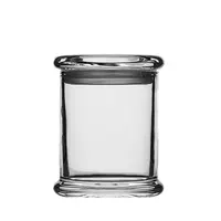 16 oz Glass Candle Jar with Flat Glass Lid