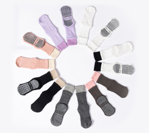 <span class=keywords><strong>Calcetines</strong></span> Antideslizantes Profesionales de Doble Capa para Fitness, <span class=keywords><strong>Calcetines</strong></span> de Yoga hasta la Pantorrilla - Product Image 6