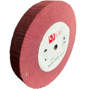 Vlies-Nylon faser scheibe 4 "/5"/6 "/8"/10 "/12" Schleif scheibe Klappe Mop Poliers cheibe 20mm Bohrung 1 \ "Stoff Schleif pad - Product Image 6