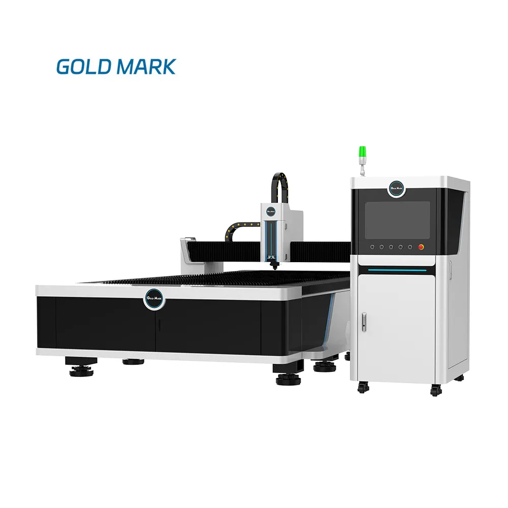 ماكينة قطع المعادن بألياف الليزر من الجهة المصنعة GOLD MARK بسعر حسب الحد الأدنى المُعلّم بقدرة 6 كيلو وات بخصم 5% على raycus 6000 وات