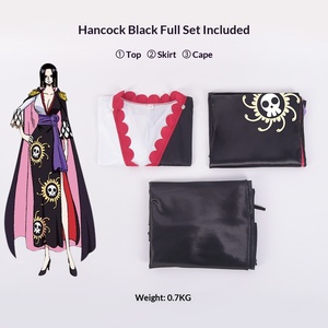 ชุดคอสเพลย์วันพีซ ชุดชั้นในจักรพรรดินีโบอา แฮนค็อก สีดำ สำหรับผู้หญิง ผู้ใหญ่ โพลีเอสเตอร์ ชุดเล่นบทบาทสมมติ - Product Image 5