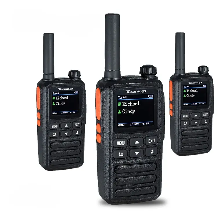 Zwei-Wege-Radio Duplex Robust 4G Mobile UKW UHF FM Radio Repeater Sim POC-Karte Dual Standby Touchscreen Ferngespräche Ptt TN838