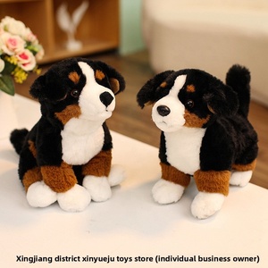 Juguete de Peluche para Perro Relleno de Algodón PP, Lindo Perro de Montaña Bernés y Husky, Muñeco de Peluche Confortable, Compañero de Juego para Dobermann, para Mayores de 14 Años - Product Image 3