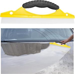 Water Blade Silicone Squeegee with Non-Slip Handle, 12 Inches Shower Squeegee Vehicle Dryer for Window, <b>Mirror</b>, Shower <b>Door</b> - Product Image 1