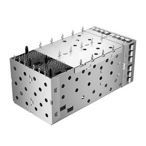 2007637-Cage de prise blindée à angle droit 2x2 SFP + à ajustement serré - Product Image 4