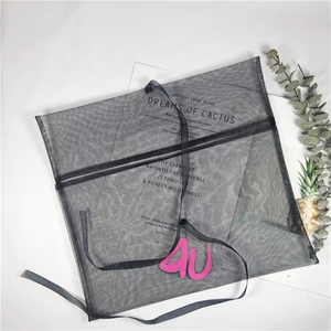 Factory Sale Custom Logo Printed Organza Pouch New Customized Organza Envelope Package <b>Clothes</b> Pouch Low Price - Product Image 1