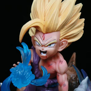 Figuras de acción de <span class=keywords><strong>resina</strong></span> de PVC personalizadas, juguetes de alta calidad, Super Saiyan, escenas de lucha, figuras de anime de postura de pie, Son <span class=keywords><strong>Gohan</strong></span> DBZ - Product Image 2