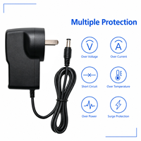 Adaptateur secteur AC/DC 12V 2A personnalisé en gros, prise AU 5,5x2,5mm, adaptateur mural 24W pour batterie électronique