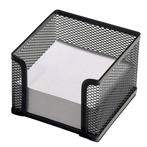 Note <b>Box</b> Office Business Metal Mesh Sticky Note <b>Box</b> Desk Shelf <b>Card</b> Holder Case Stand Organizer - Product Image 1