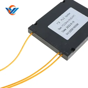 OEM lossless 1*2 fibra óptica ABS caixa PLC divisor 1x2 sem conector