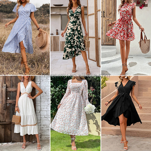 XX 하이 퀄리티 믹스 모듬 브랜드 새로운 원피스 벌크 베일 사용 의류 로파 무저 도매 Vestido 공급 업체 벌크 상점 재고 상단 - Product Image 6