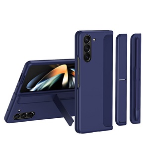 Funda con Soporte y Ranura para <span class=keywords><strong>S</strong></span> <span class=keywords><strong>Pen</strong></span> para <span class=keywords><strong>Samsung</strong></span> Galaxy <span class=keywords><strong>Z</strong></span> Fold 4 <span class=keywords><strong>3</strong></span> 5G, Protección Completa, Soporte Trasero, Funda Tipo Libro con Ranura para Bolígrafo - Product Image 5